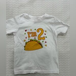 Amazon White I'm 2 Taco Shirt